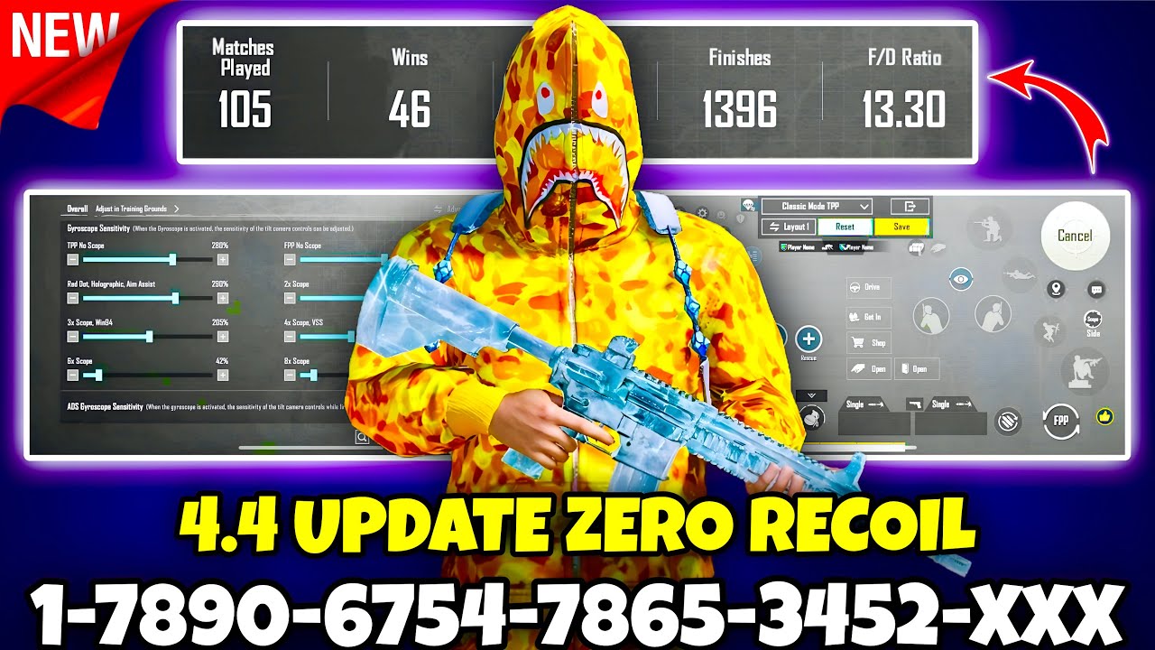 🔥НАСТРОЙКИ ЧУВСТВИТЕЛЬНОСТИ В PUBG MOBILE/BGMI 2026 | ✅ЛУЧШИЕ НАСТРОЙКИ ЧУВСТВИТЕЛЬНОСТИ ПРИЦЕЛА ...