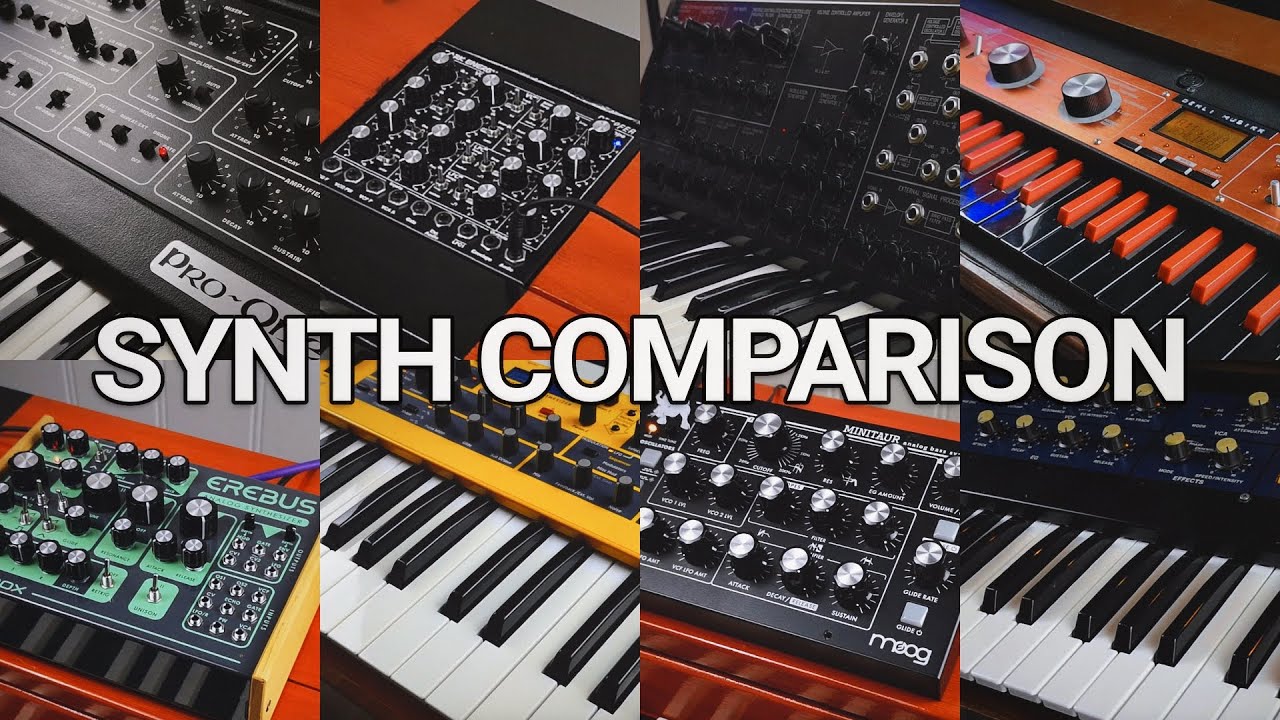 Synth comparison (oscillators and filters)