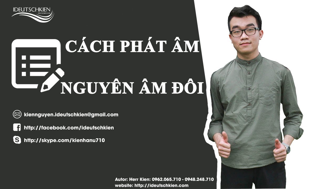 Phát âm Tiếng Đức - Nguyên âm đôi