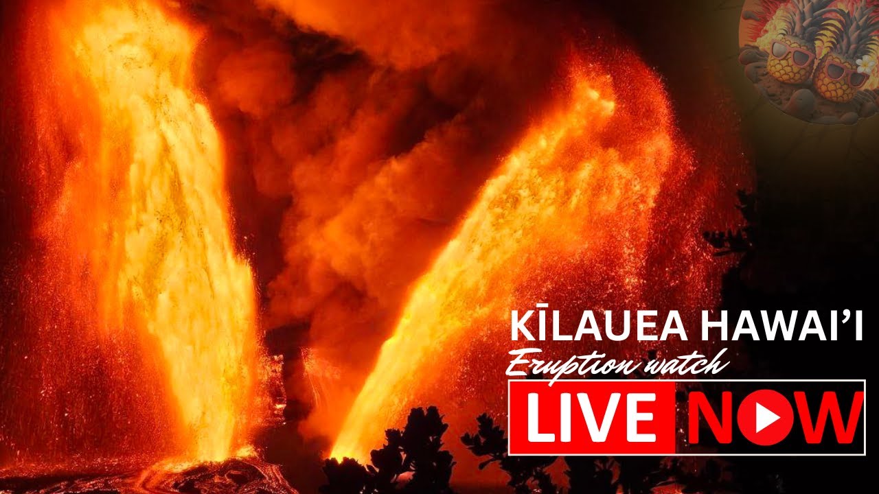 KĪLAUEA IS ERUPTING | GAS PISTONING & EARTHQUAKE Feed | Hawaiʻi 24/7