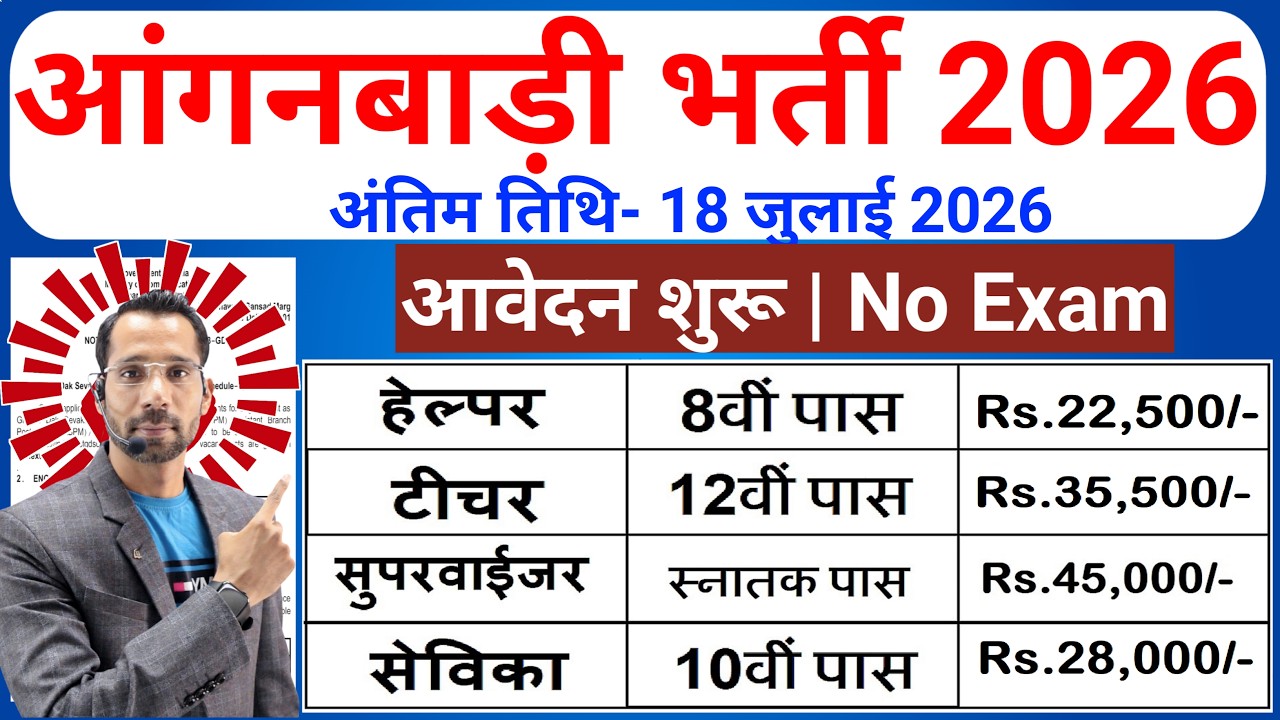 Anganwadi Supervisor Bharti 2026 | New Vacancy 2026 | Anganwadi Bharti 2026 #Anganwadi #Supervisor