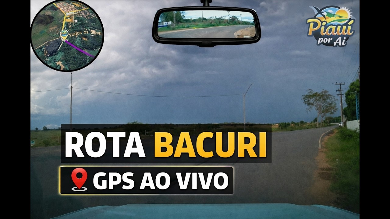 ROTA BACURI 🚗 | Do Derval Lobão ao Todos os Santos em Teresina | Novo GPS Integrado | DDPAI Z50