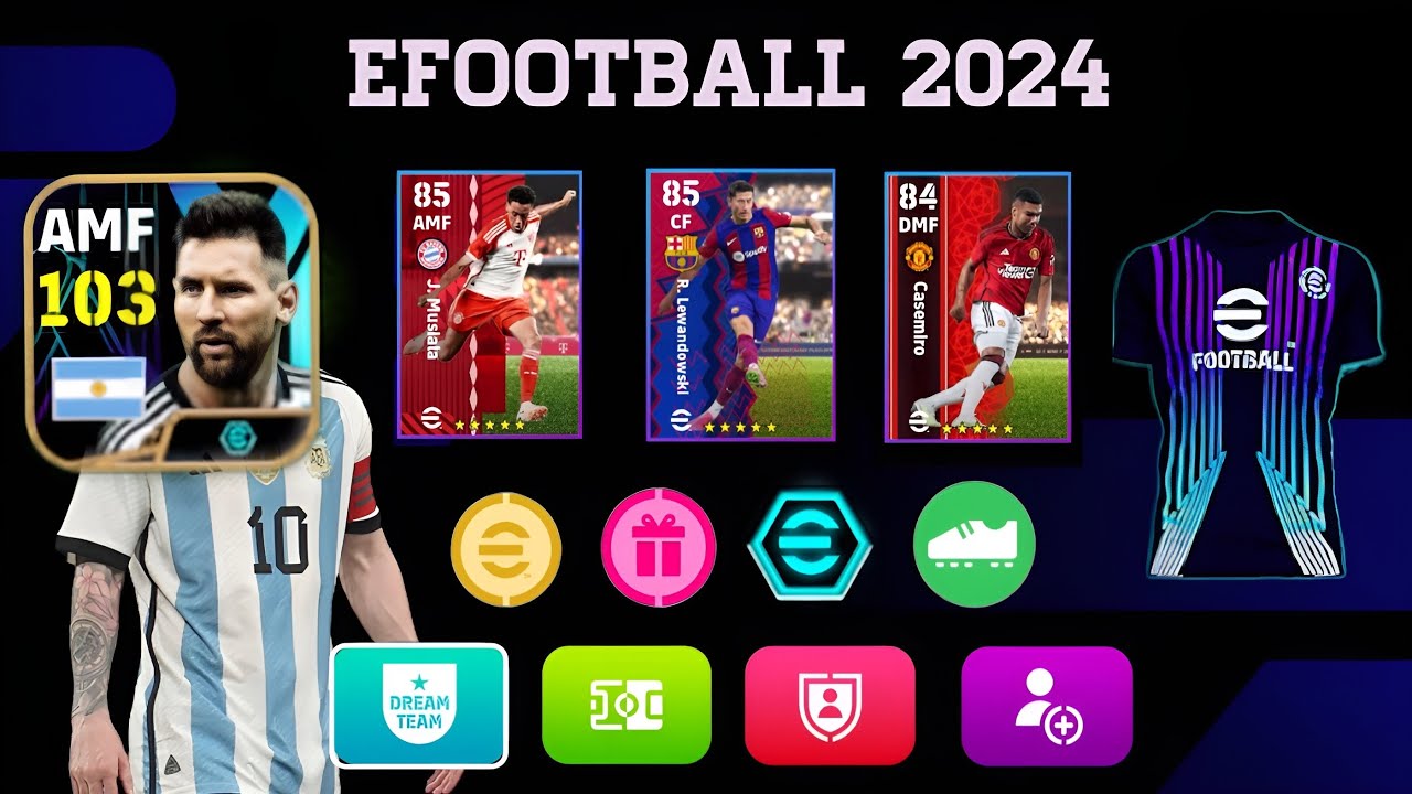 TRẢI NGHIỆM EFOOTBALL 2024 VỪA RA MẮT | QUÁ NHIỀU THAY ĐỔI MỚI HẤP DẪN HƠN