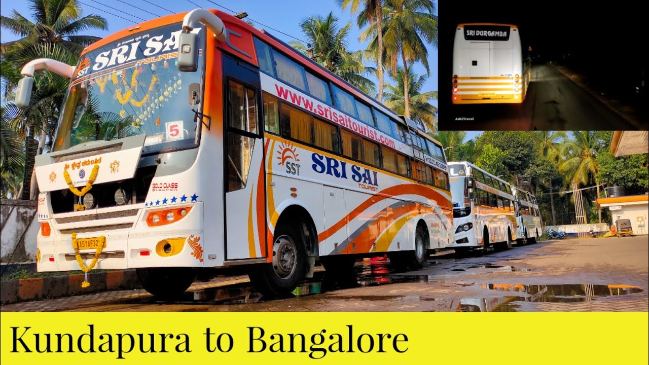 KUNDAPURA TO BANGALORE BUS VLOG VIA THIRTHAHALLI | HULIKAL GHAT | SRI SAI TOURIST | CABIN RIDE🚌
