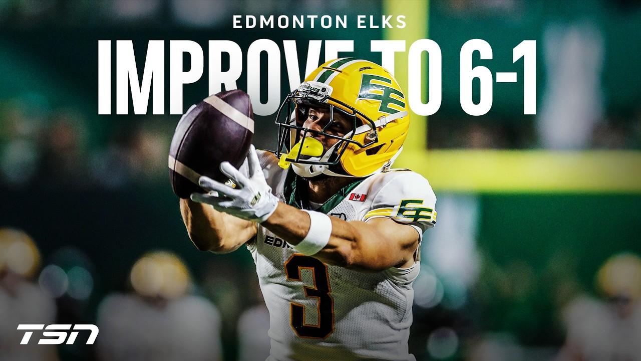 Elks stun Roughriders to improve to 6-1 on the season