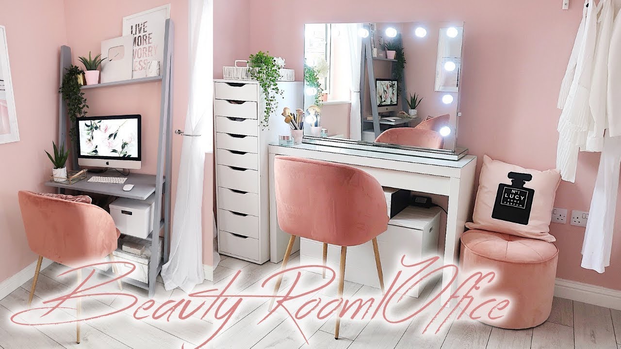 BEAUTY ROOM/HOME OFFICE TOUR | Lucy Jessica Carter AD