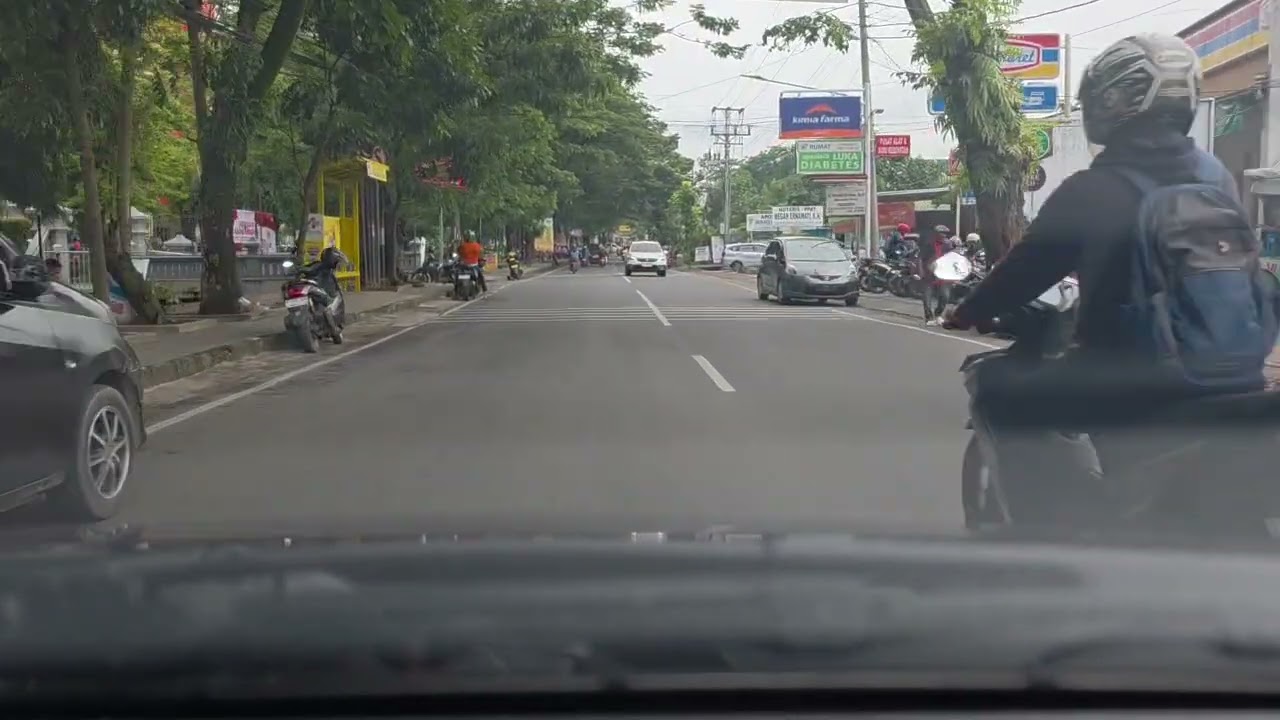 Jalur alternatif dari arah Mranggen ke arah Semarang