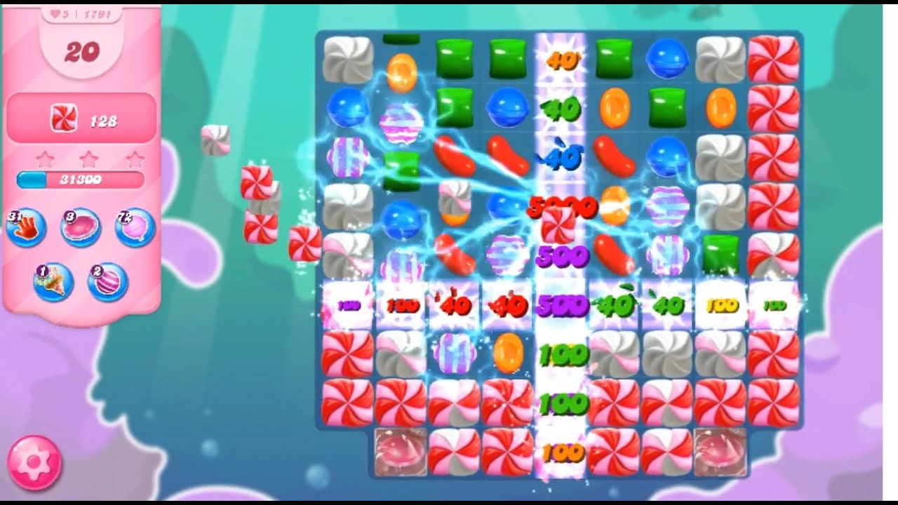 Candy Crush Saga level 1791 3 stars no boosters 193 frostings
