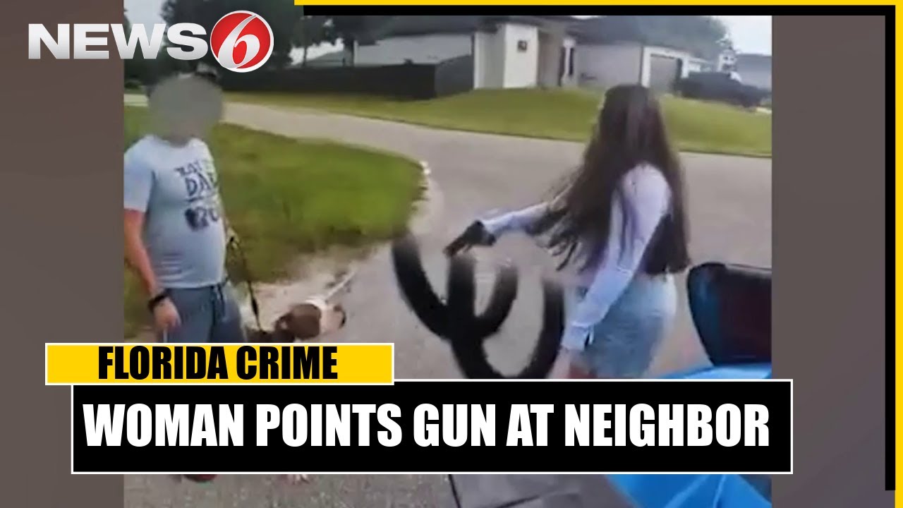 Florida woman arrested after pointing gun neighbors during road rage incident
