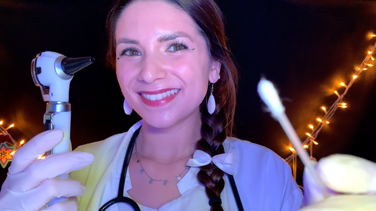 ASMR CraziMi Checks Your Ears - Cleaning, Ear Exam, Massage (Medical RP, German/Deutsch)