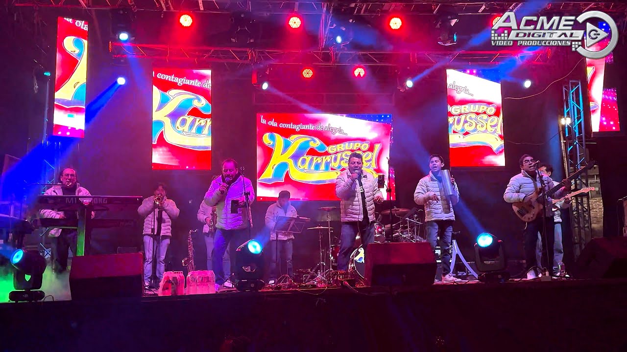 El Grupo Karrussel  en el baile de Ayutla Mixe Oaxaca