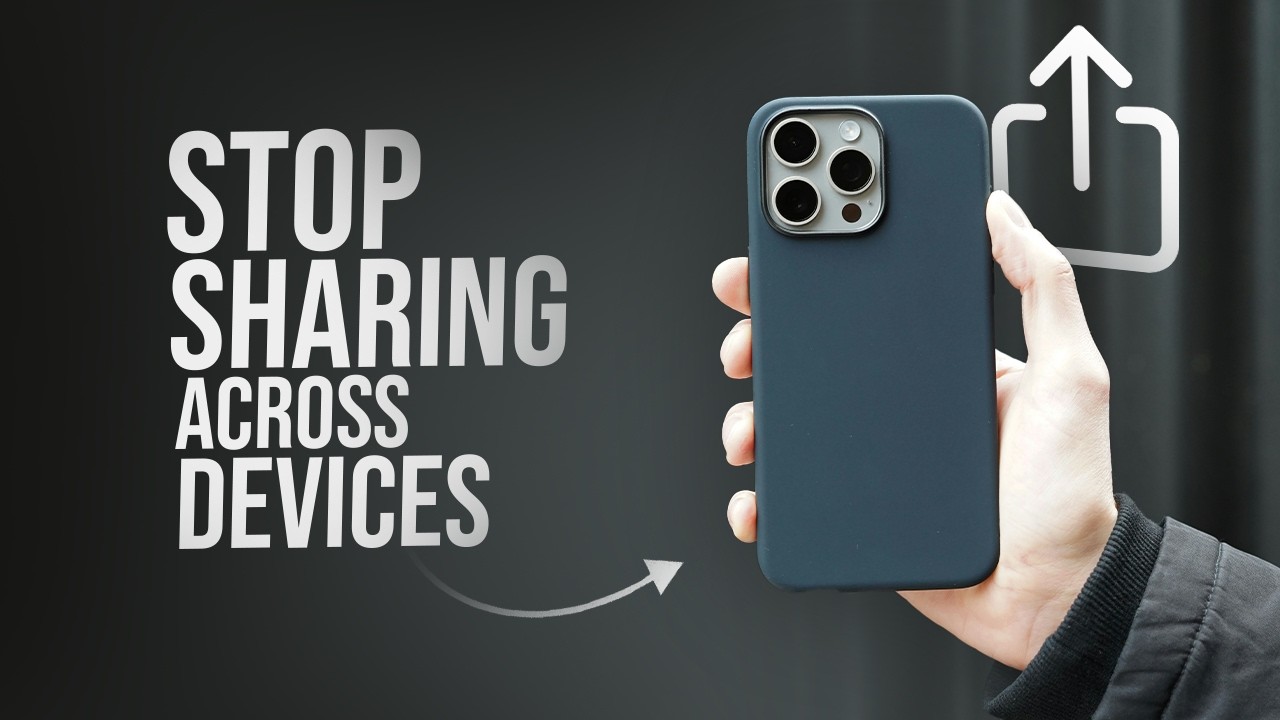 How to Stop Sharing Across Devices on iPhone (tutorial)
