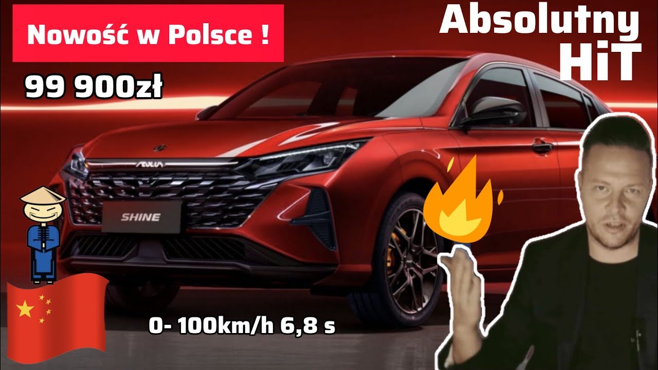POLSKA PREMIERA DONGFENG SHINE 195KM w benzynie cena 99 900zł 6,8 don100km/h automat 7DCT