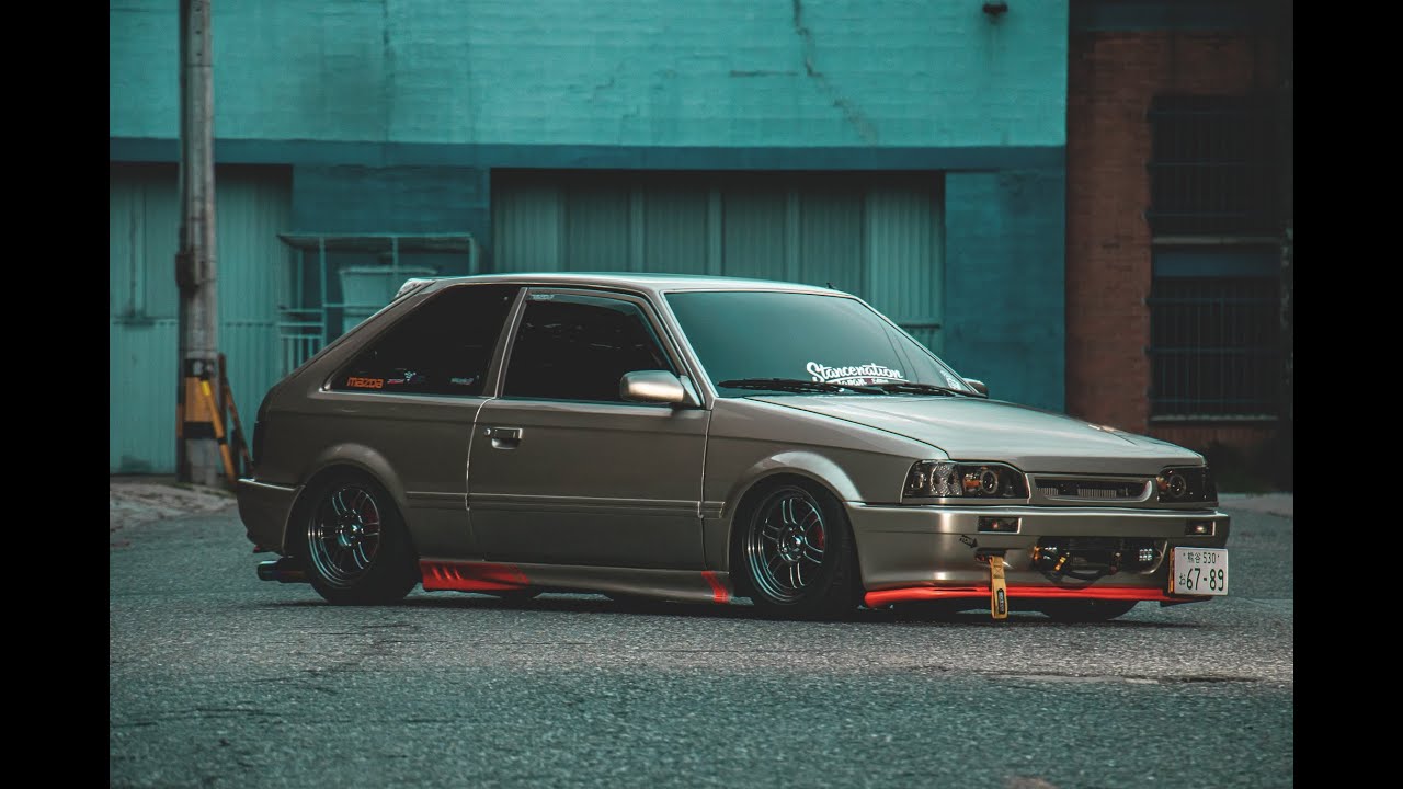 Bagged Mazda 323 Colombia