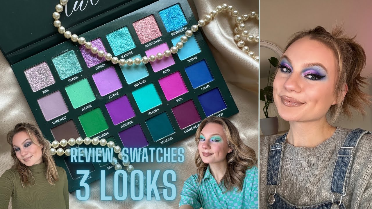 Blend Bunny Lure palette 🐚 | 3 Looks, Swatches, & Review!