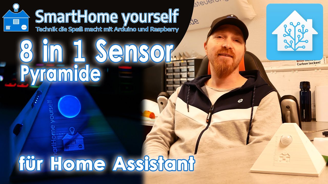 8 in 1 Sensor für Home Assistant mit NodeMCU und ESPHome