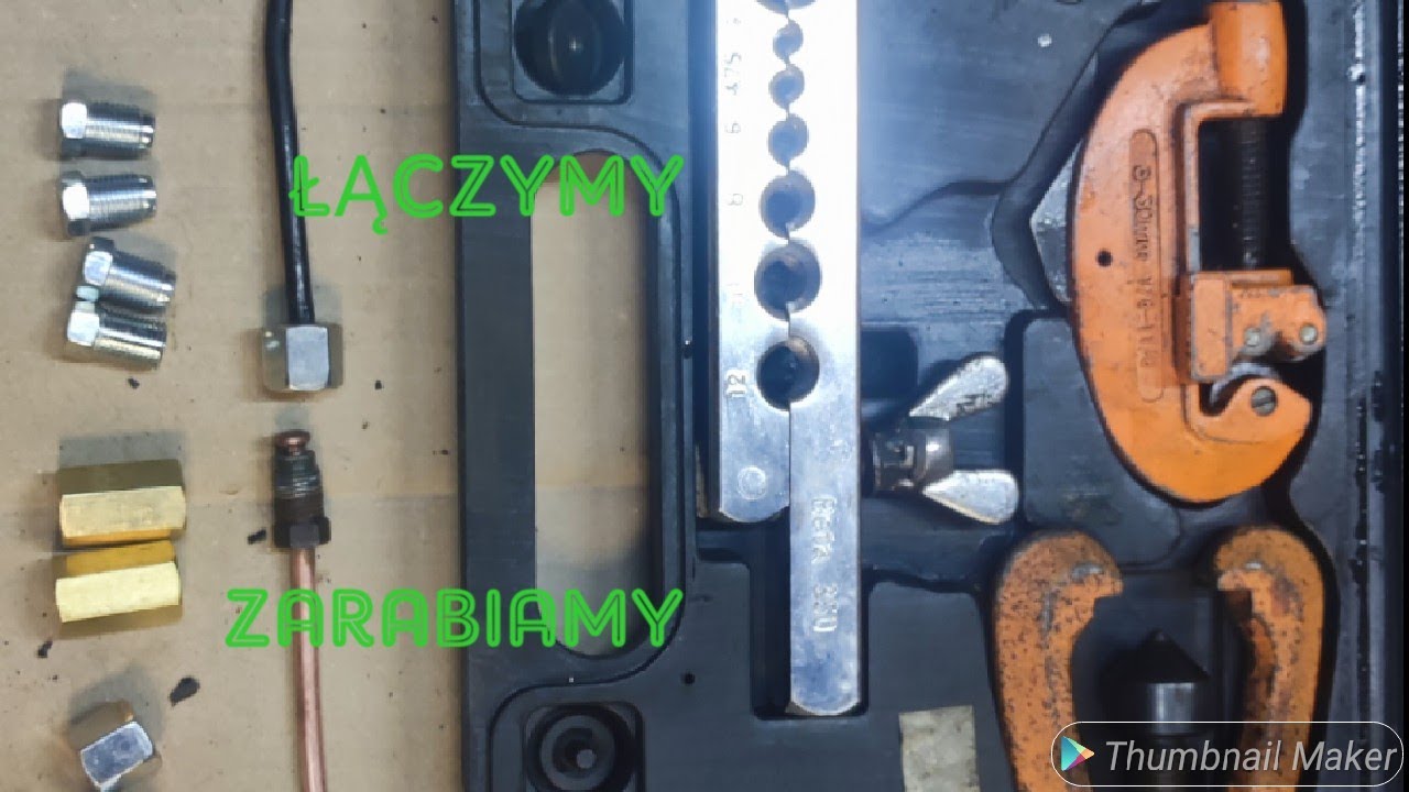 Zarabianie przewodów hamulcowych..