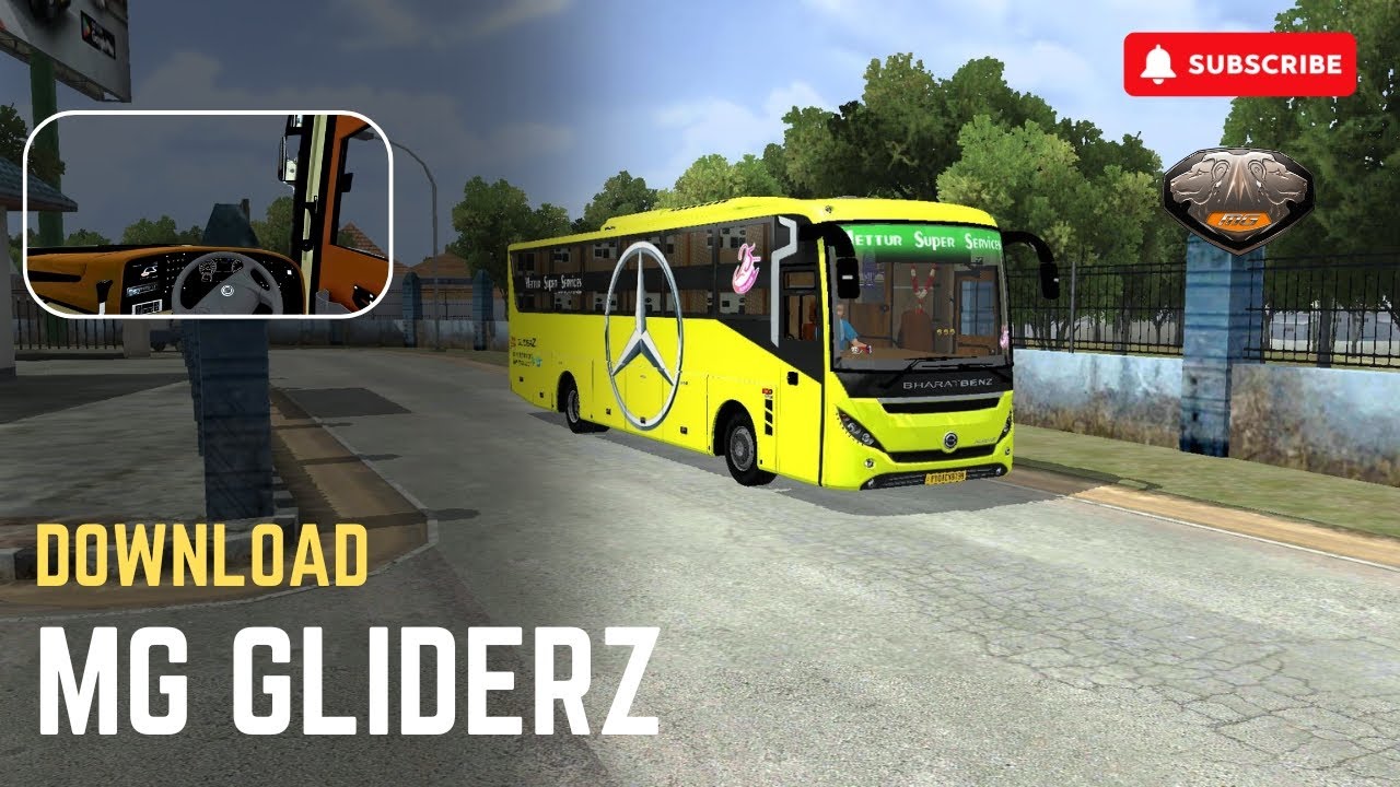 First Ever In Bussid Mg Gliderz Premium Bus Mod Download | Evil Simulation