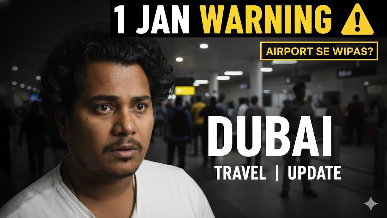Dubai Visit Visa Warning ⚠️ | 1 January 2026 Airport Rules | Galti Mat Karna