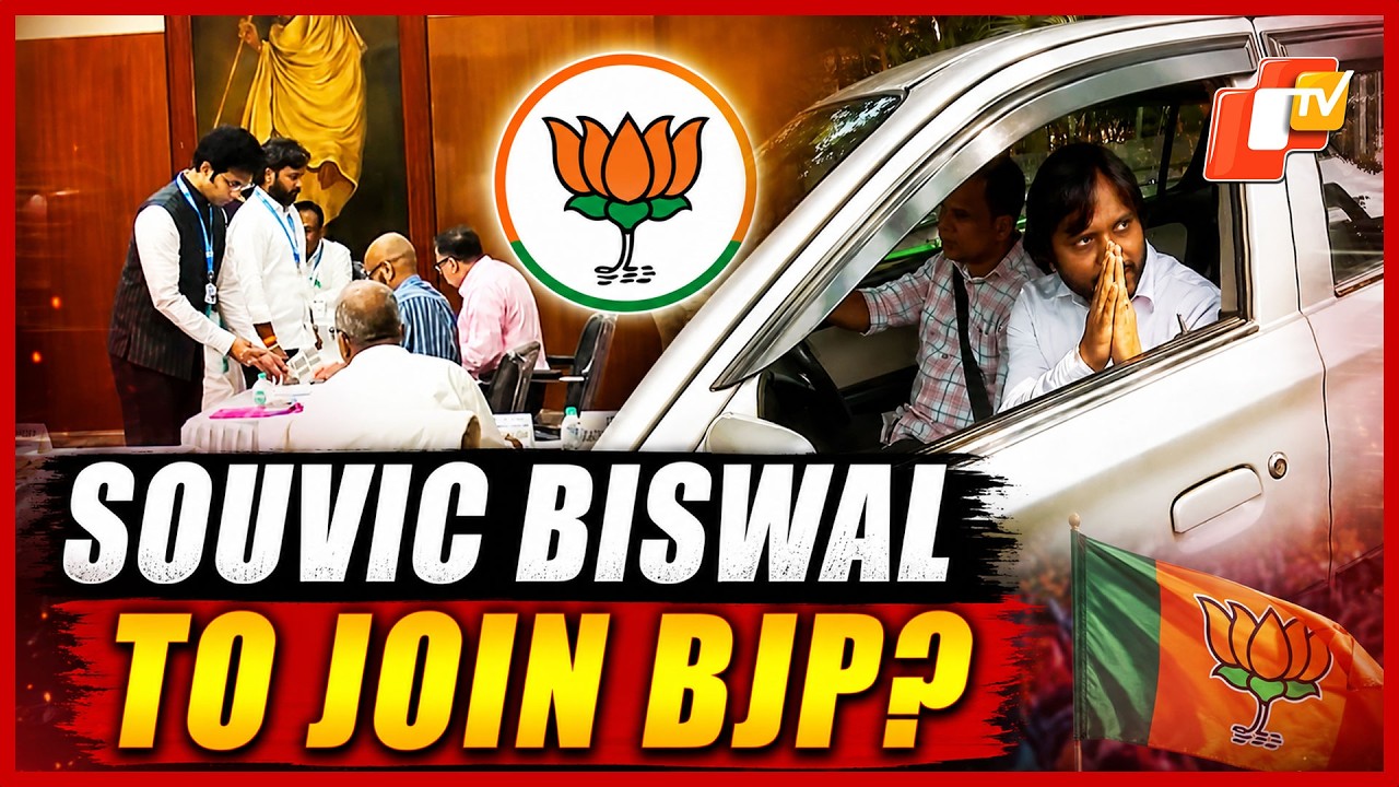 Suspended BJD MLA Souvic Biswal Visits BJP Office, Intensifies Talk Of Political Realignment