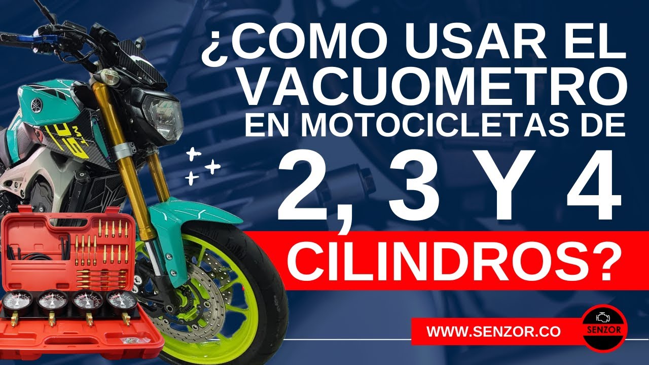 ¿COMO USAR UN VACUOMETRO EN MOTOCICLETAS DE 2, 3 Y 4 CILINDROS? - (HOY UNA YAMAHA MT09)