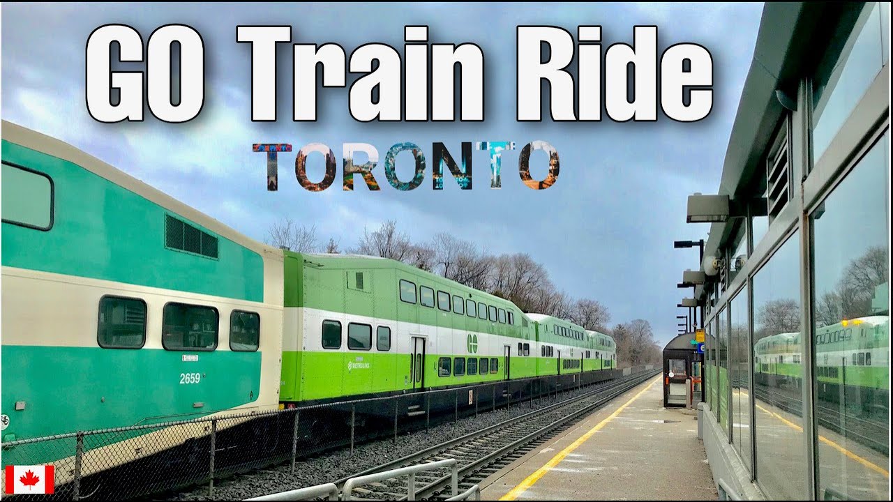 [4K] 🇨🇦 GO Train Ride | Rouge Hill to Danforth Station | Toronto |Canada