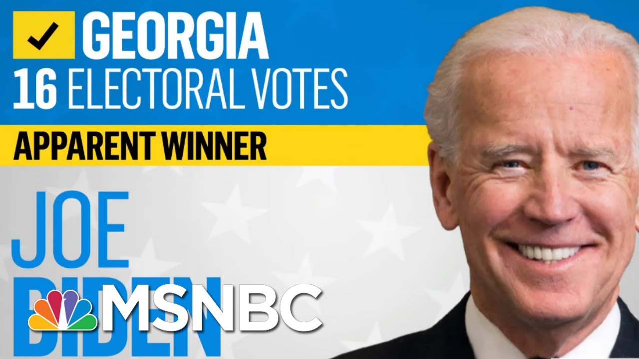 NBC News Projects Biden Is Apparent Winner In Georgia, Trump Wins North Carolina | Katy Tur | MSNBC