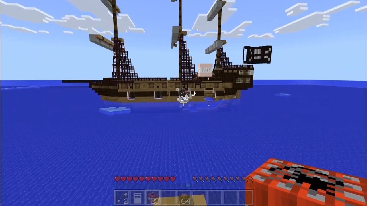Minecraft Super Pirate Battle Royale map in 2025