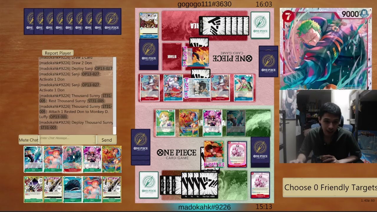 RG Luffy против RU Ace