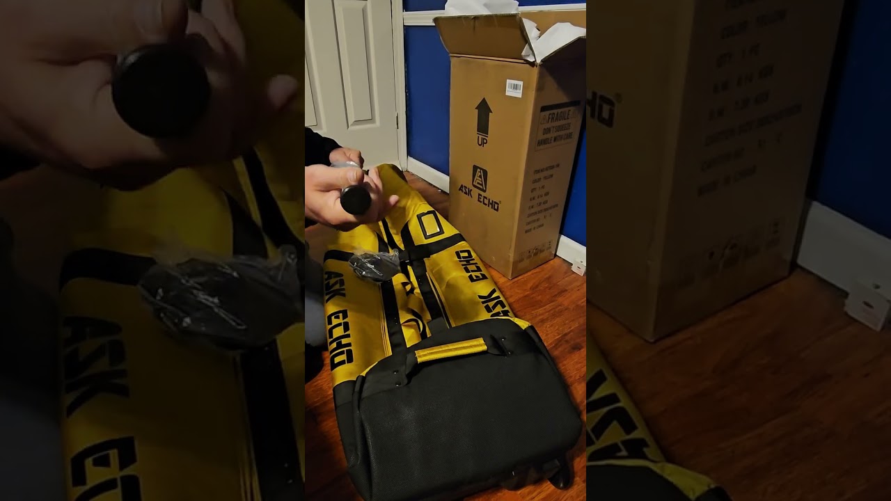 Unboxing the AskEcho 2026 LockLinks golf travel bag