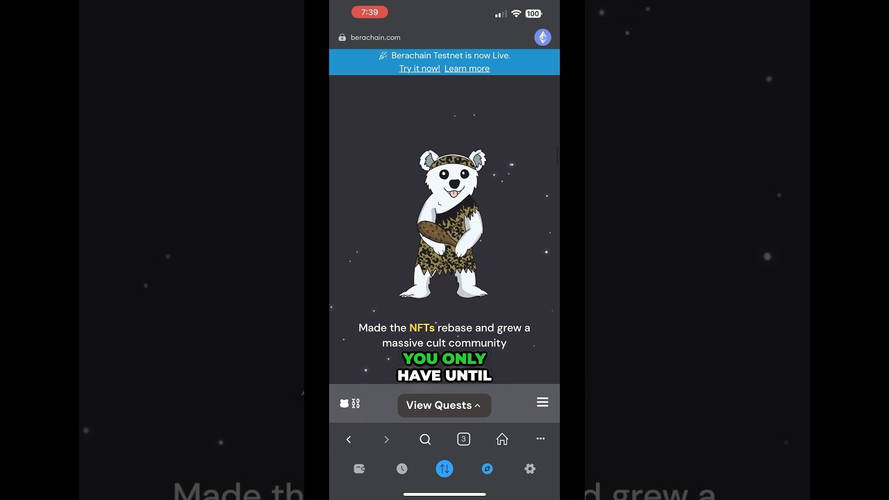 🐻⛓️Learn step by step how to farm the #berachain #airdrop big rewards, time sensitive #crypto #eth