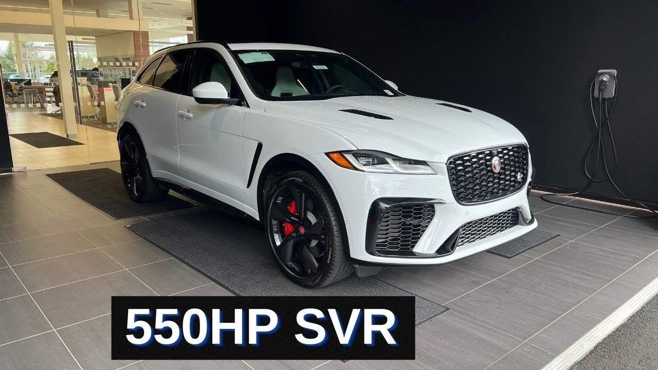 2022 Jaguar F-Pace SVR Fuji White!