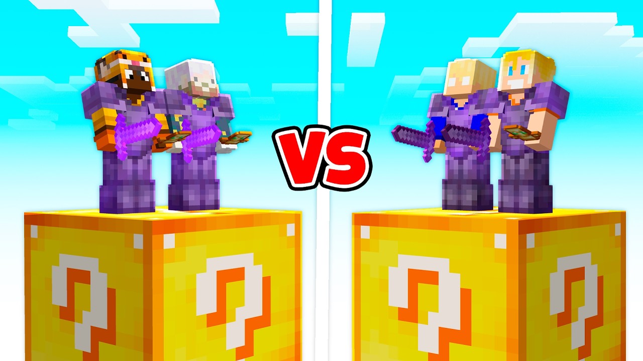 BATALHA no Cub&atilde;o de LUCKY BLOCK