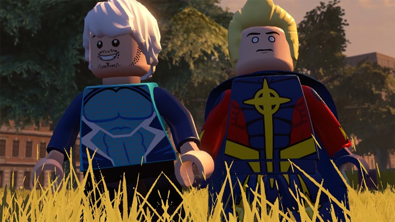 LEGO Marvel's Avengers - Quicksilver Free Roam Gameplay (Mannathon Hub)