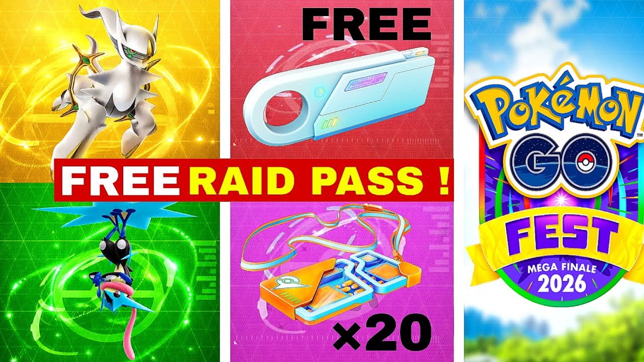 Mega Finale Gives FREE Raid Passes?! Here's How! Pok&eacute;mon Go 2026