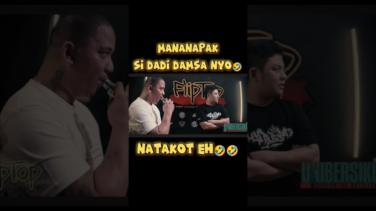 damsa nanapak #rapbattle #fliptop #shortvideo