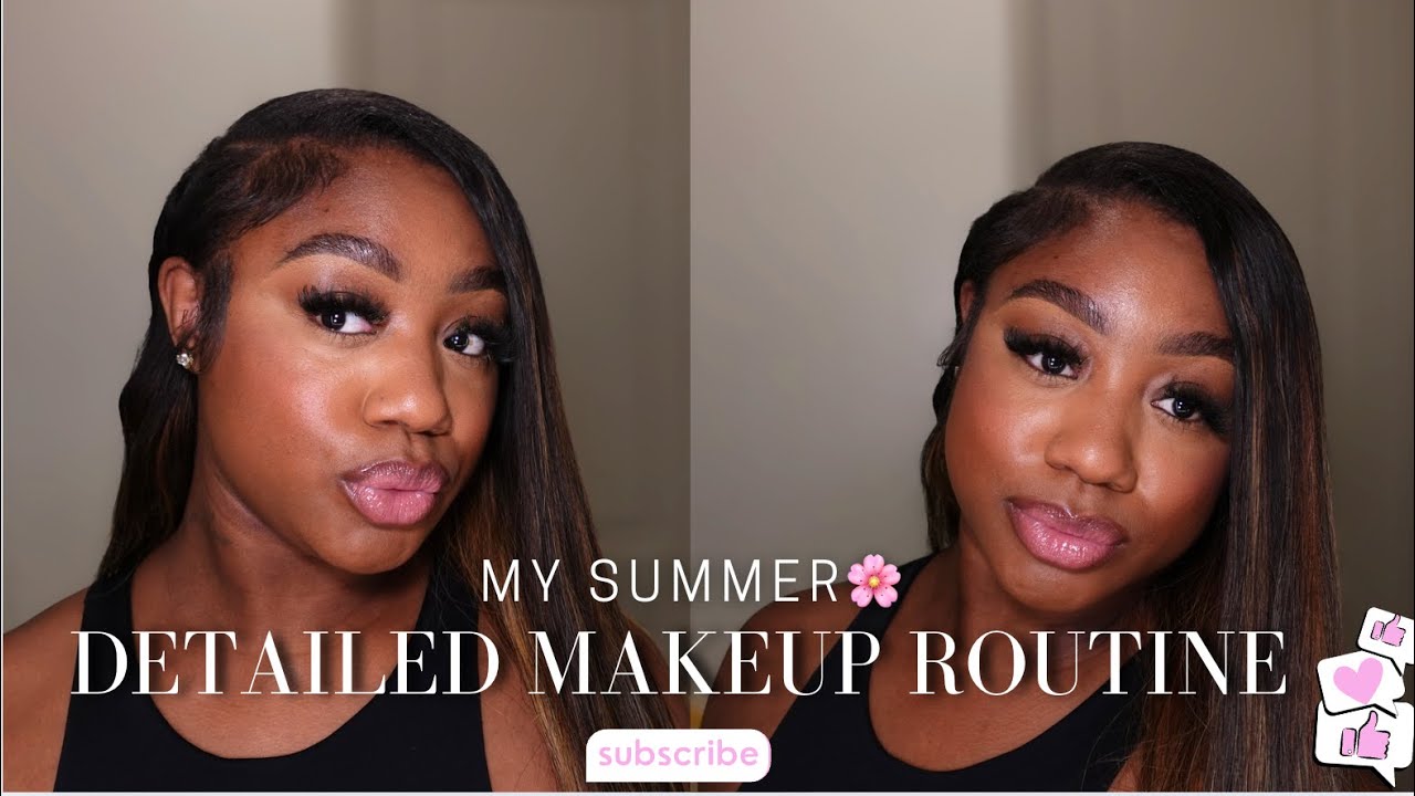 MY Detailed *STEP by STEP* Summer Makeup Routine ☀️ | Beginner Friendly + TheLipBar Lip Oil Swatches
