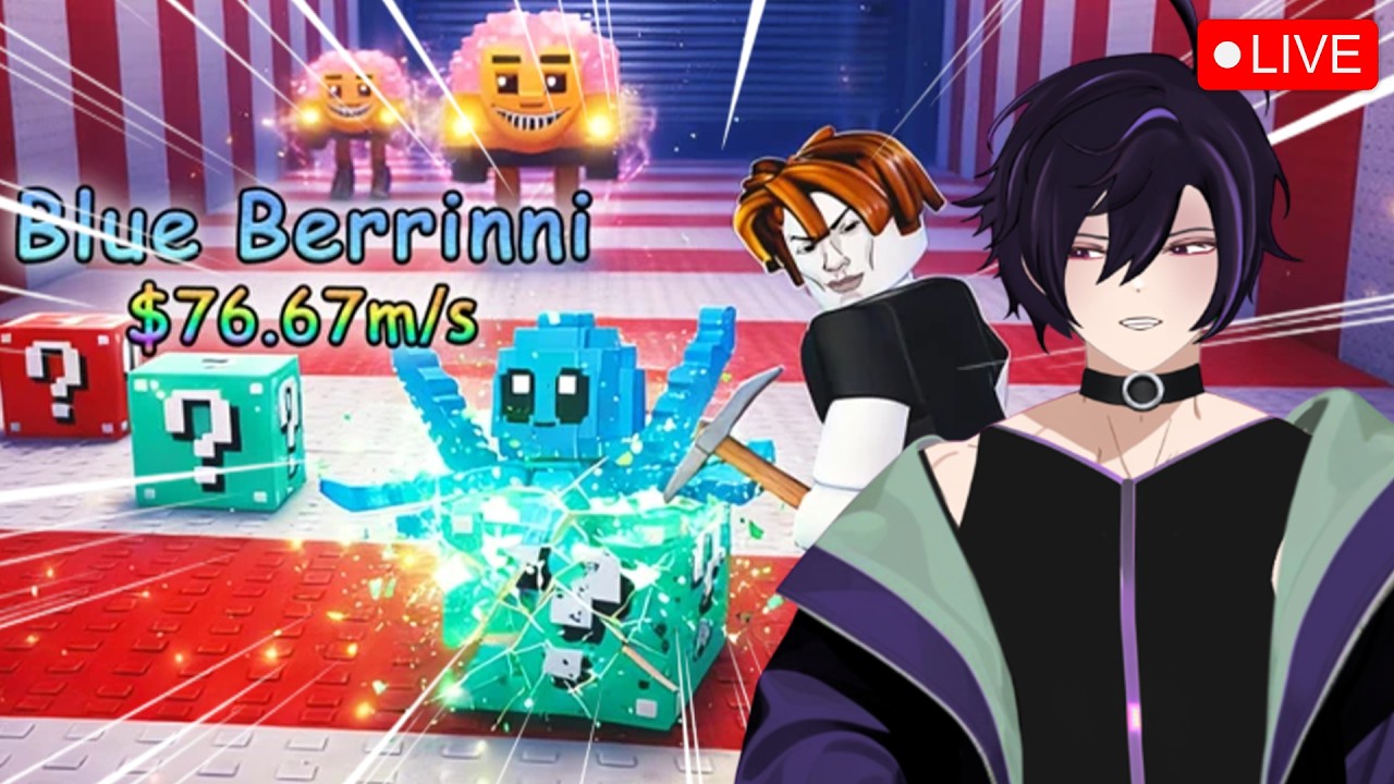 🔴【LIVE】PENUHIN INDEX SAMBIL KIRIM-KIRIM BRAINROT DI.. ❗ | +1 Speed Lucky Blocks Escape #vtuberidlive