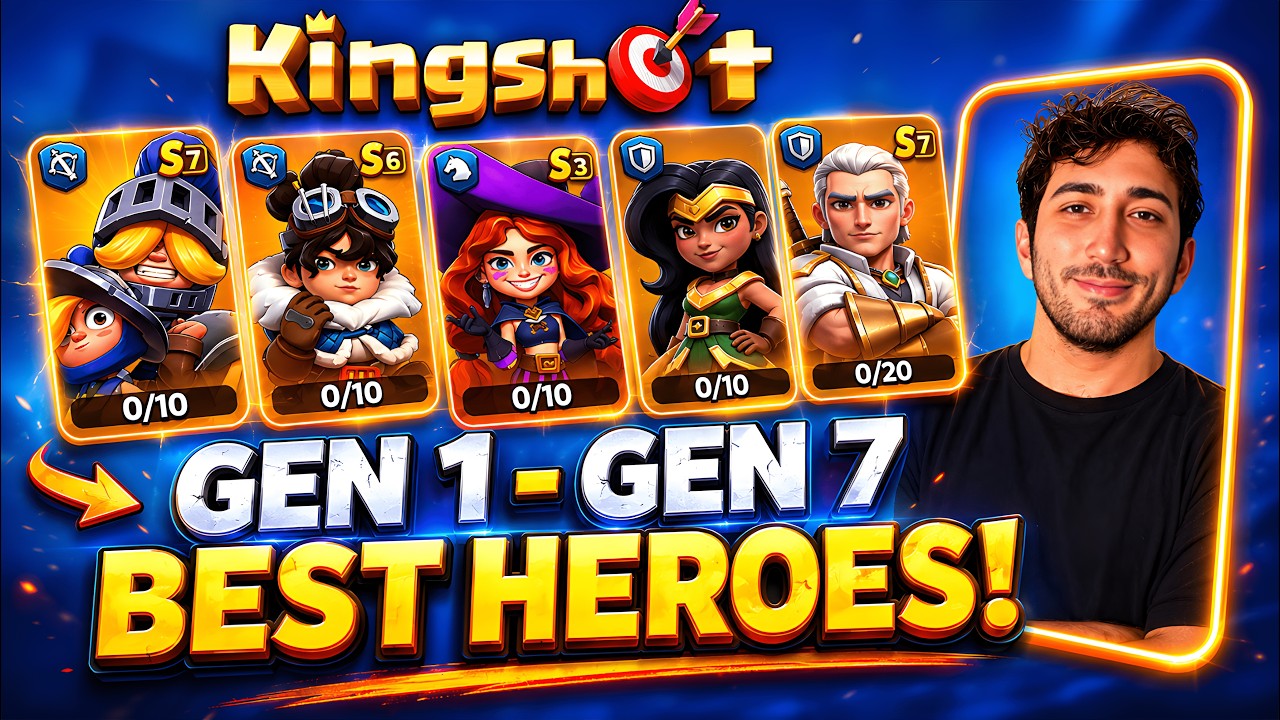 Kingshot: гайд по лучшим героям GEN1&ndash;GEN7 &mdash; не качайте тех, кого не нужно!