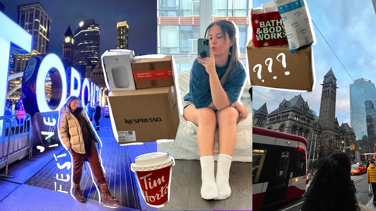 Toronto apartment shopping + Festive christmas market in Toronto