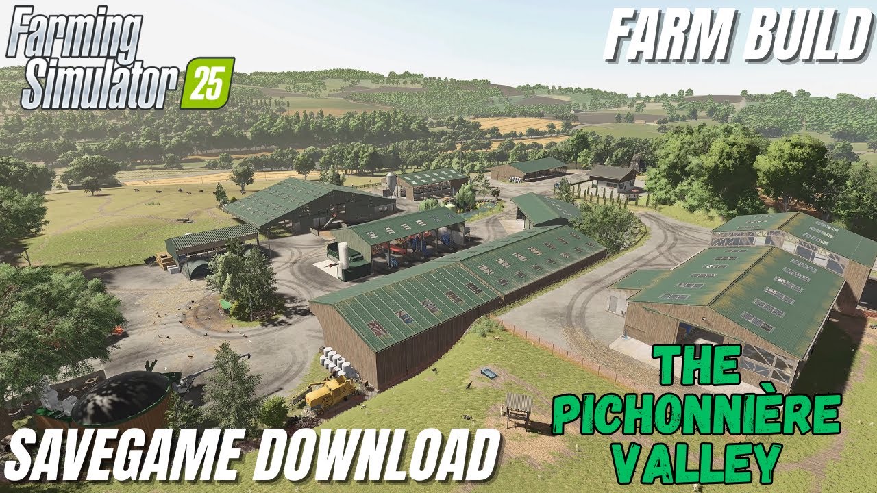 | Savegame Download | The Pichonnière Valley | FS25 |