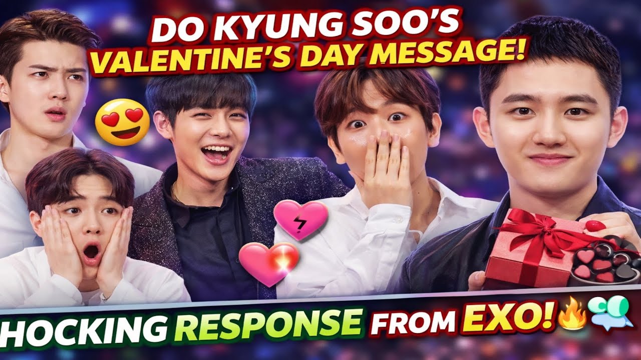 💖 DO KYUNG SOO Valentine’s Day Message 💌🍫 | Sweet Words for EXO-L 💖 #japan #exo #korean #japanese 