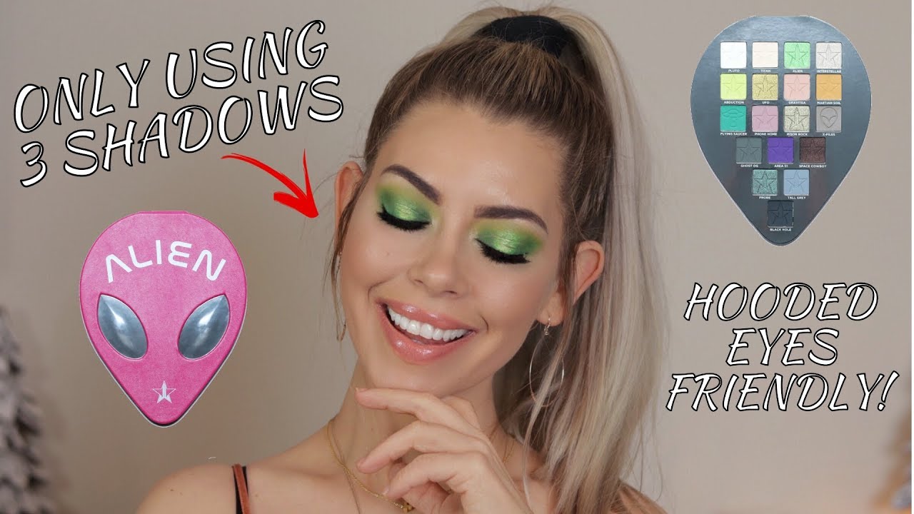 GREEN HALO SMOKEY EYE JEFFREE STAR ALIEN PALETTE | BrittanyNichole