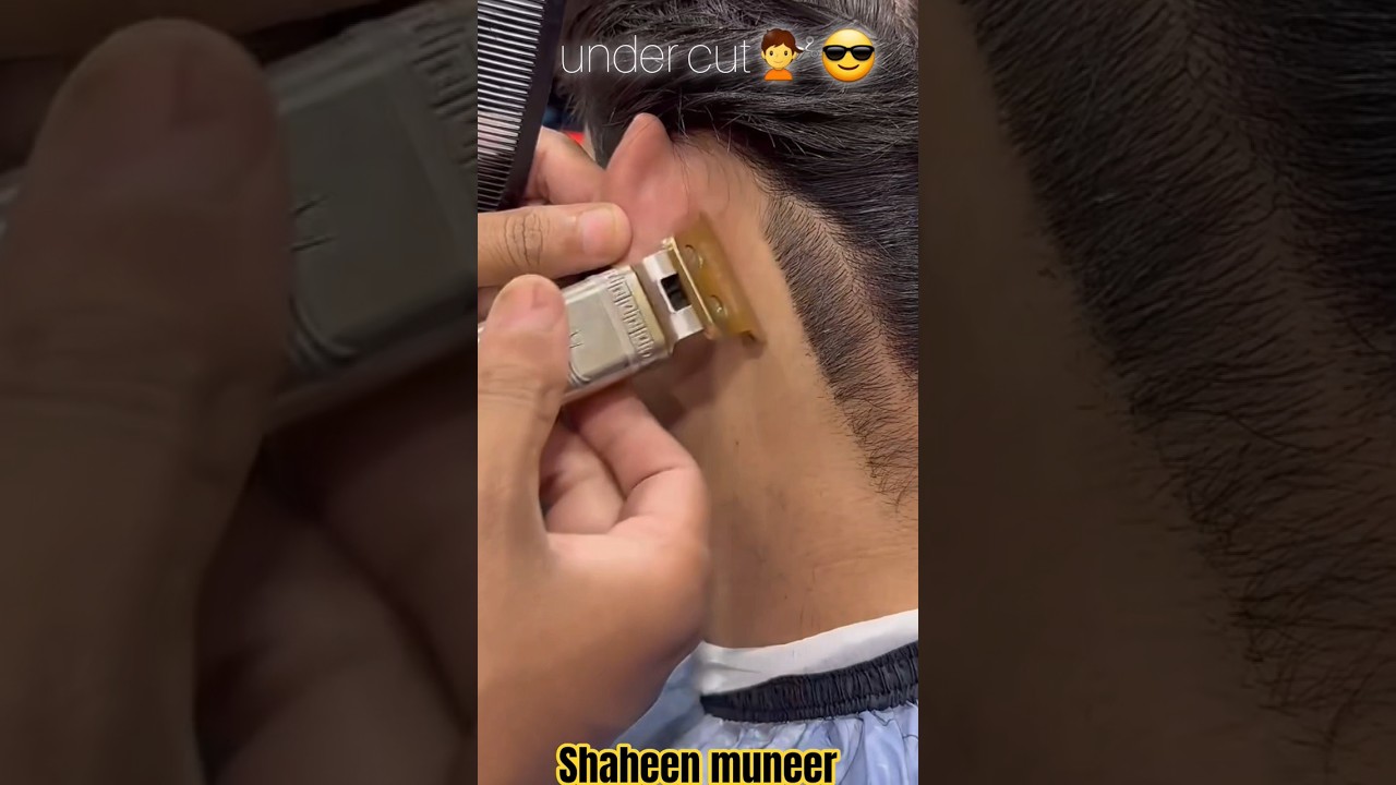 How to under cut hair men | 💇 how to undercut hair styles 🔥✂️ #sidepart #undercuthairstyle #shbarber