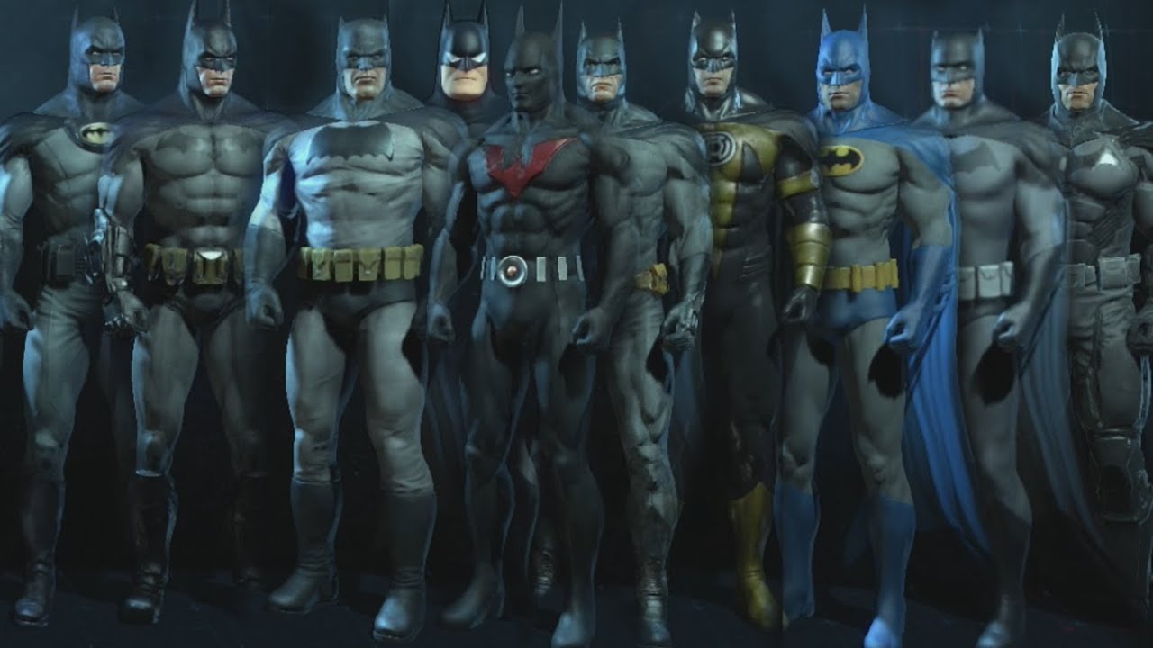Все облики/костюмы/костюмы Batman Arkham Origins [XBOX 360] [PS3]