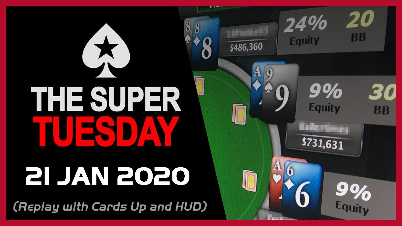 Super Tuesday with  Samuel '€urop€an' Vousden - 21 January 2020 - PokerStars - final table replay