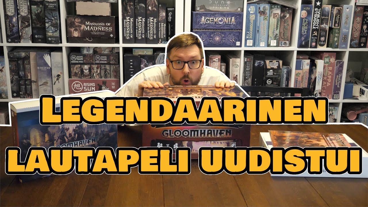 Gloomhaven: 2nd edition | Katsotaan mitä laatikosta löytyy