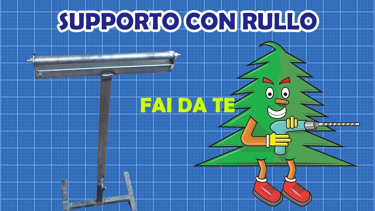 Supporto con rullo - Fai da Te / Roller Support Stand - DIY