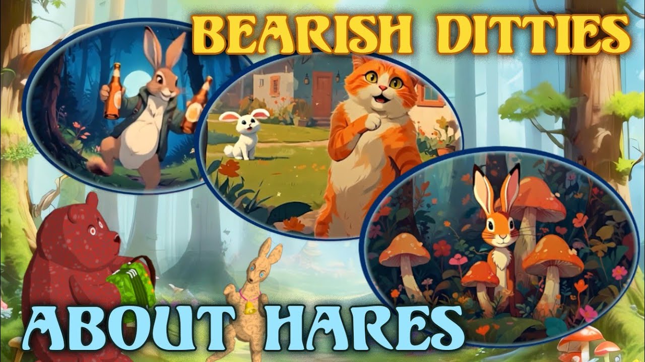 Cartoon Bearish ditties about hares #cartoon #animation #jokes 