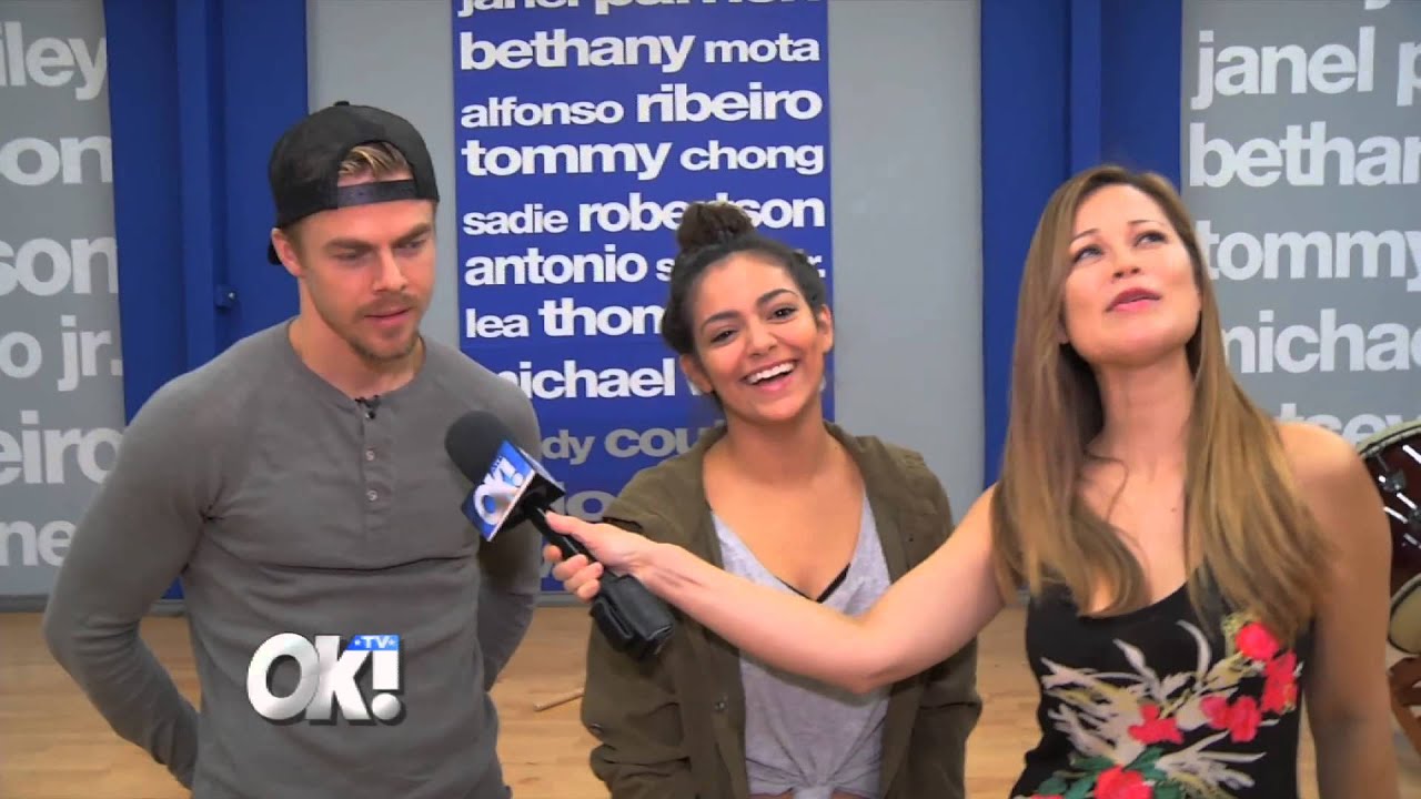 OK! TV Gets Inside Look on DWTS Practice with Derek Hough and Bethany Mota
